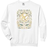 Mockingjay Florals Comfort Colors Adult Sweatshirt