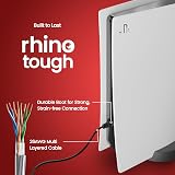 rhinocables CAT5e High-Speed Ethernet Cable 5m White Pack of 10 view 4