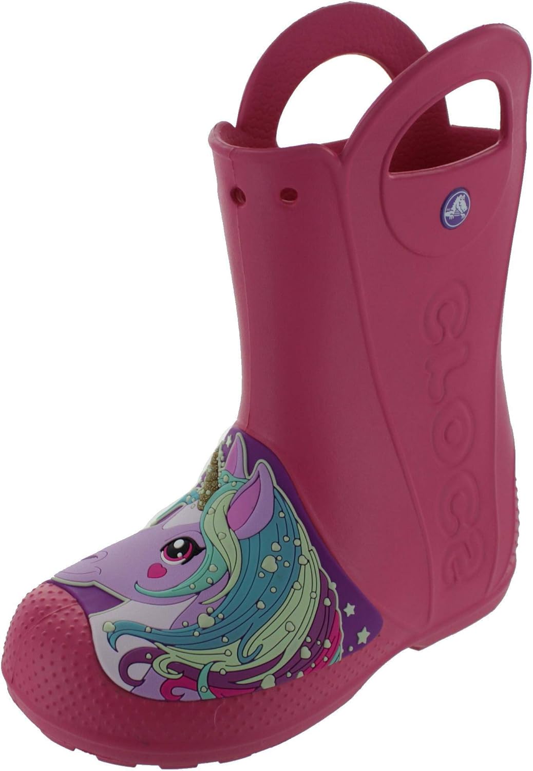 crocs girls rain boots
