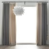 WOVTE 50 Pack Curtain Rings and Hooks 30mm Drapery Sliding Eyelets Black/White view 7