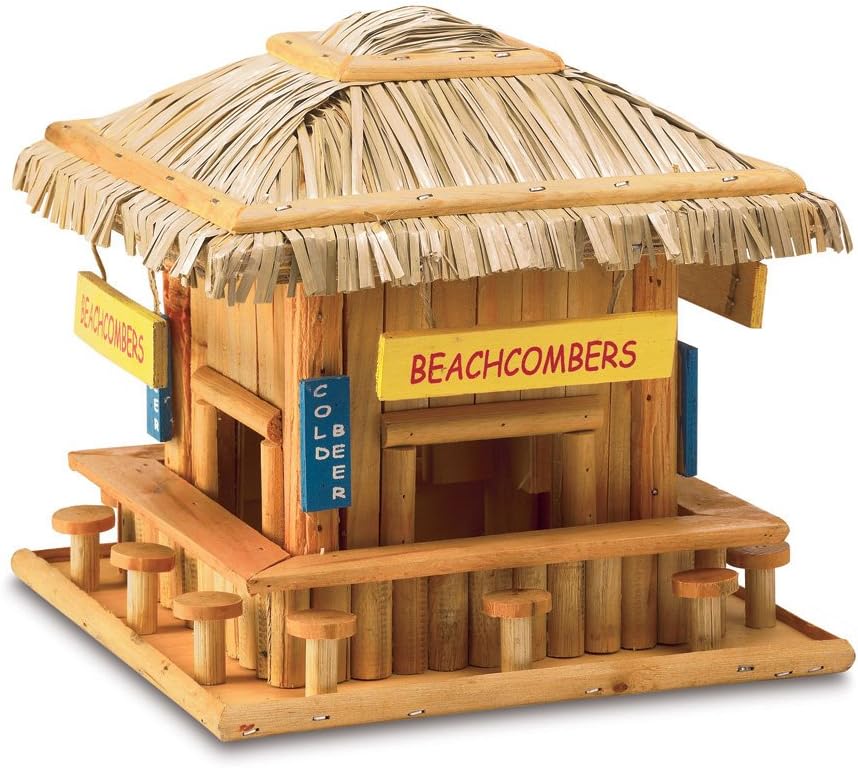 Koehler 34715 8.25 Inch Beach Hangout Birdhouse Outdoor Decor