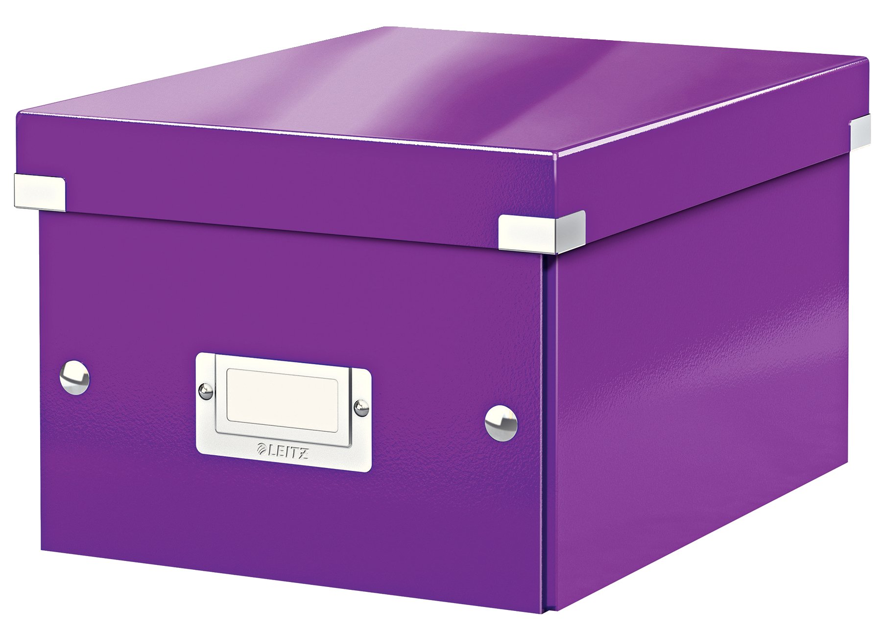 Leitz A5 Storage Box, Click and Store Range 60430062 - Small, Purple