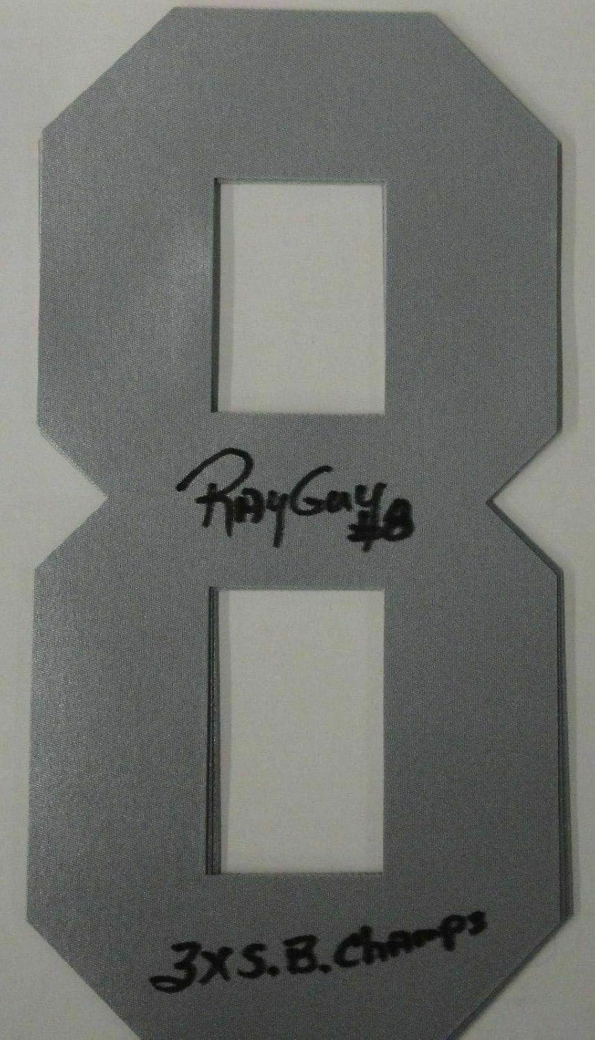 ray guy autographed jersey