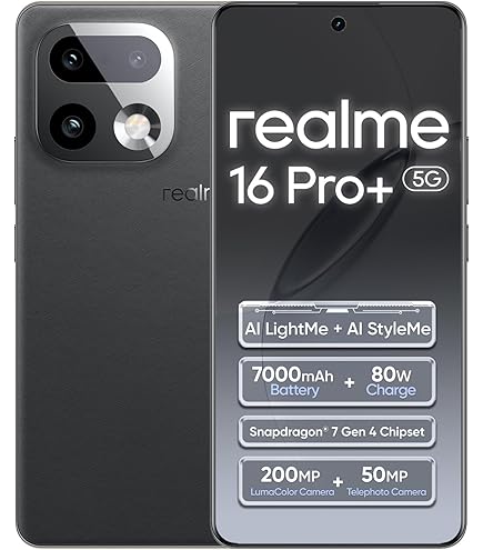 Amazon.com: Realme GT 7 Dual-SIM 256GB ROM + 12GB RAM (GSM Only