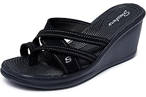 Skechers Cali Women's Rumblers-Beautiful People Wedge Sandal