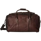 Kenneth Cole REACTION Duff Guy Colombian Leather 20" Single Compartment Top Load Travel Duffel Bag, Brown