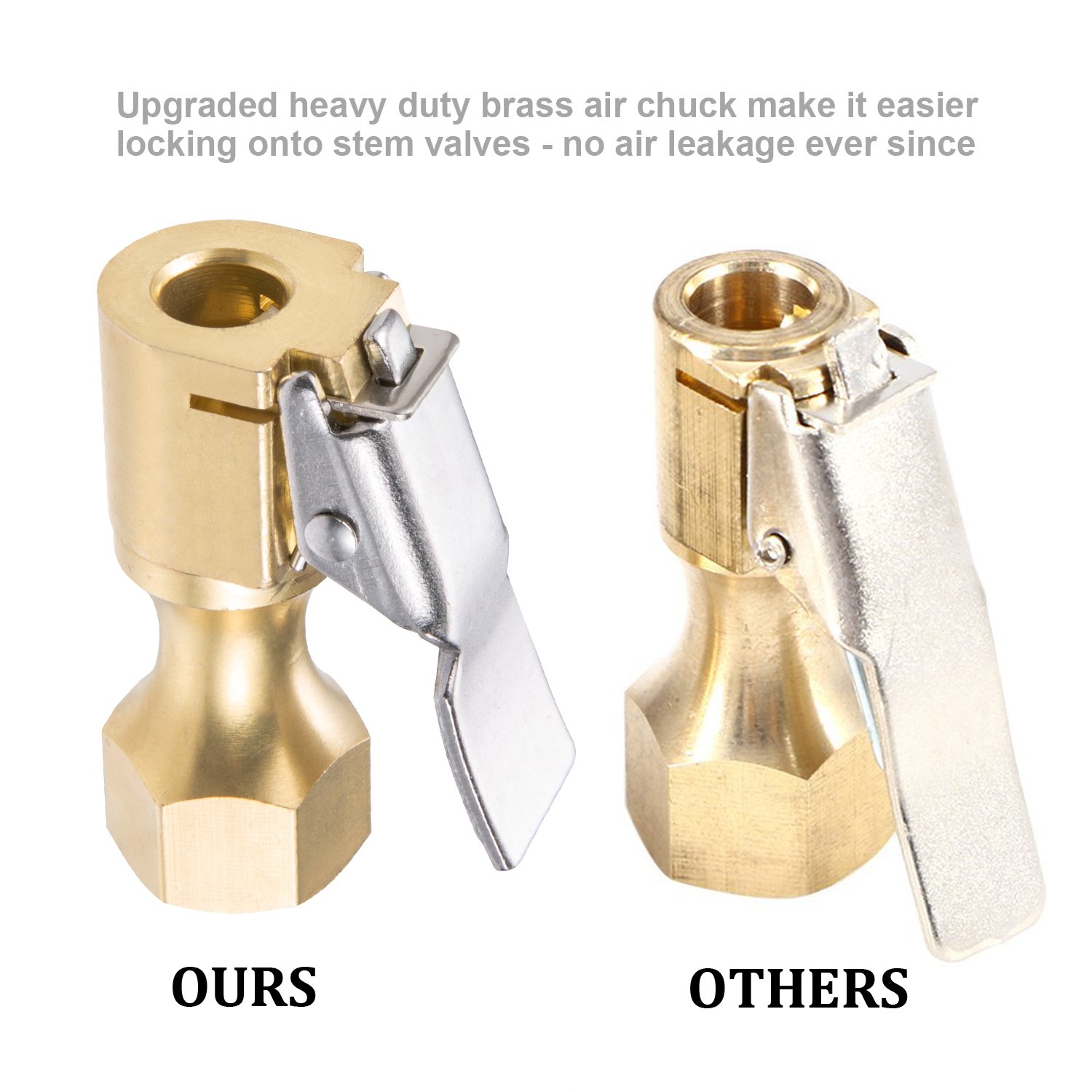 AstroAI 2 Pack Air Chuck, Heavy Duty Closed Flow