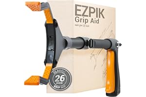 EZPIK® Reaching Aid Tool Grabber Reacher + Magnets - Grabbers for Seniors, Trash Picker Upper Grabber - Trash Grabber Tool- Reacher Grabber Pickup Tool with Rotating Head (26" Grip Aid)