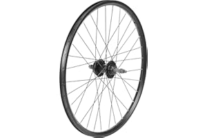 AkiiGer MTB Wheel 24"/26" Bike Wheelset, Bicycle Rim, Front Wheel-Quick Release Disc Brake, Rear Wheel-Bolt-on Axle, 36 Spoke, Compatible 6-8 Speed Cassette, Aluminum Alloy