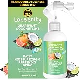 Loc Moisturizing Spray - Locsanity Grapefruit Coconut Lime Daily Hydrating Mist for Locs Dreads &amp; Braids - Daily Moisturizing Refreshing Spray - 8 fl oz