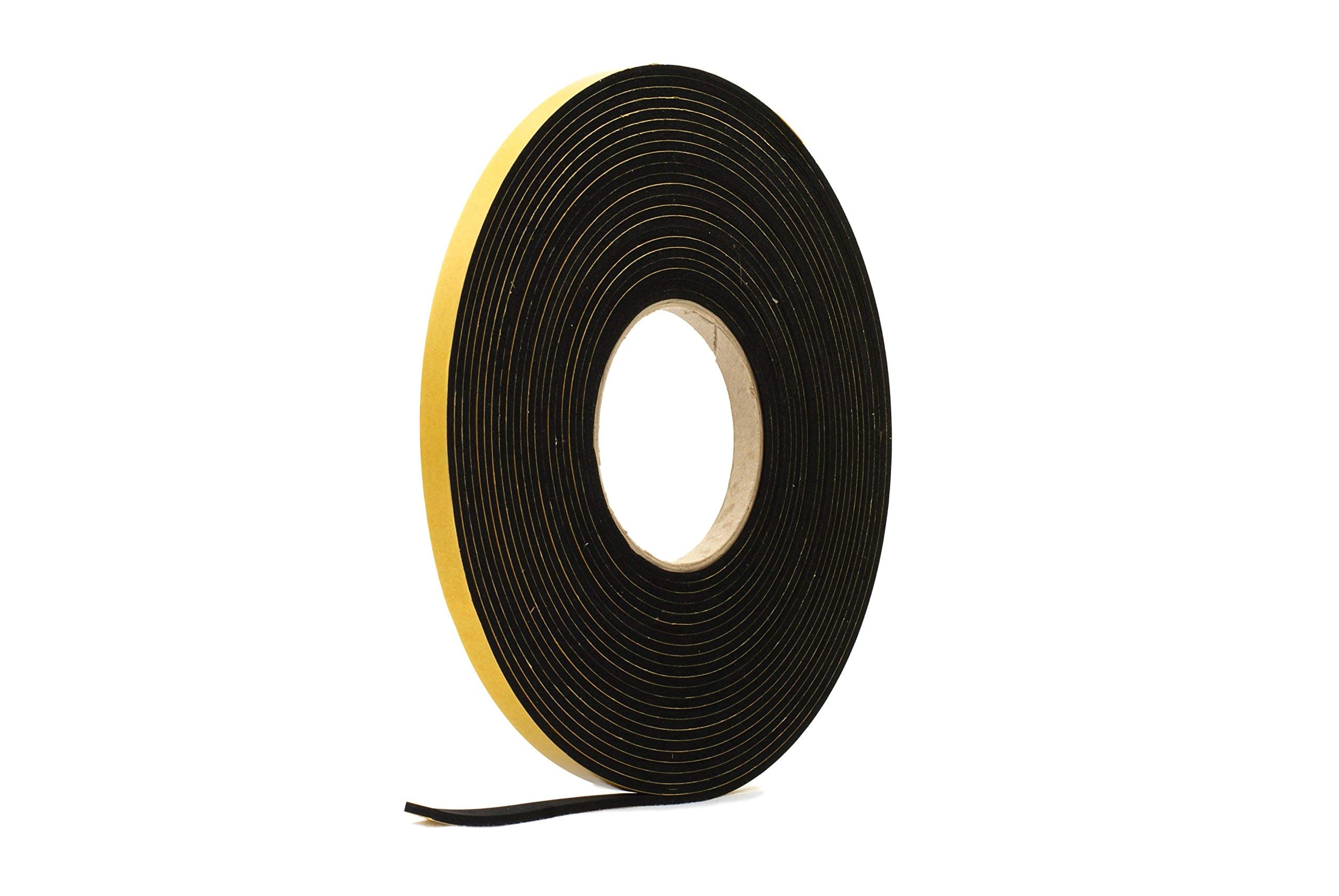 RS® Neoprene Rubber Self-Adhesive Sponge Strip 10mm Wide x 4mm Thick x 10m Long for Sealing, Weather Strip, Cushioning, Anti-Vibration, Anti-Slip, Gaskets & DIY