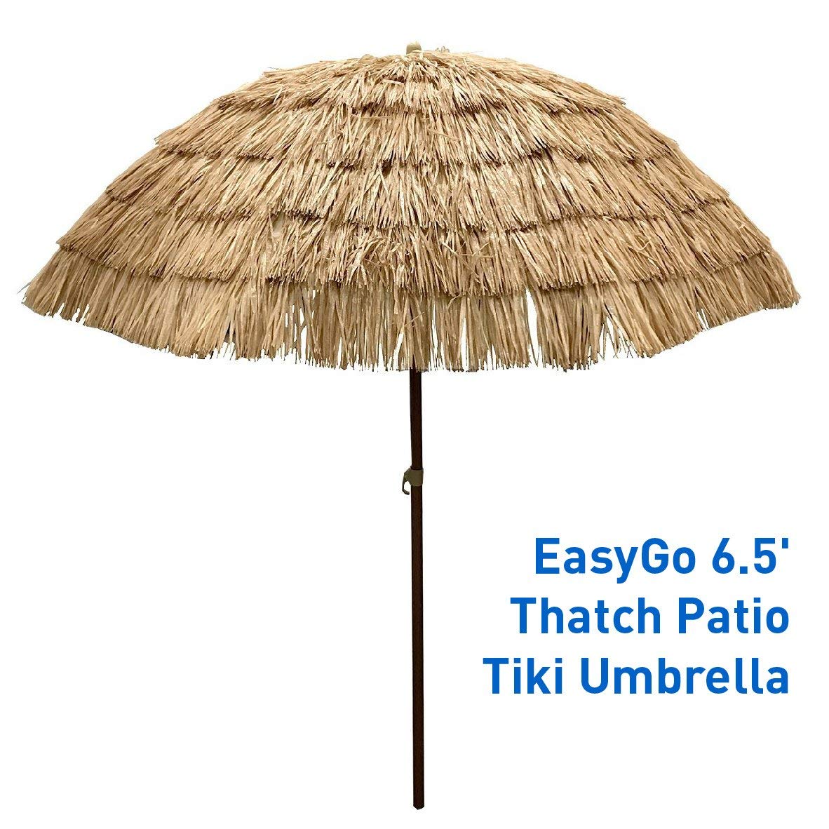 Easygo 6 5 Thatch Patio Tiki Umbrella Buy Online In British Virgin Islands At Desertcart