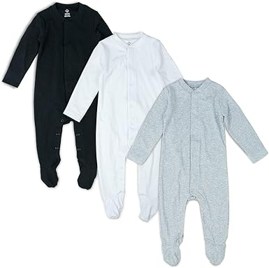 baby boy pajamas with mitten cuffs