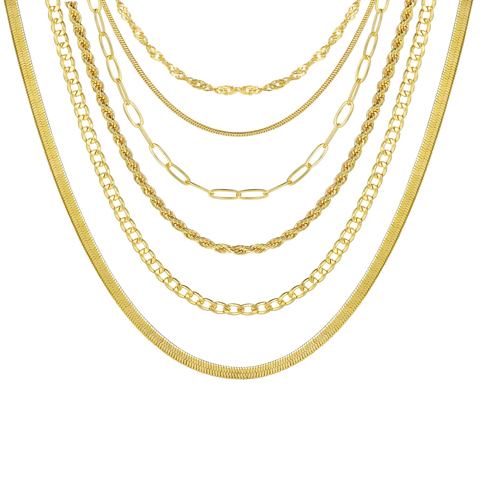 Gold Layered Necklaces
