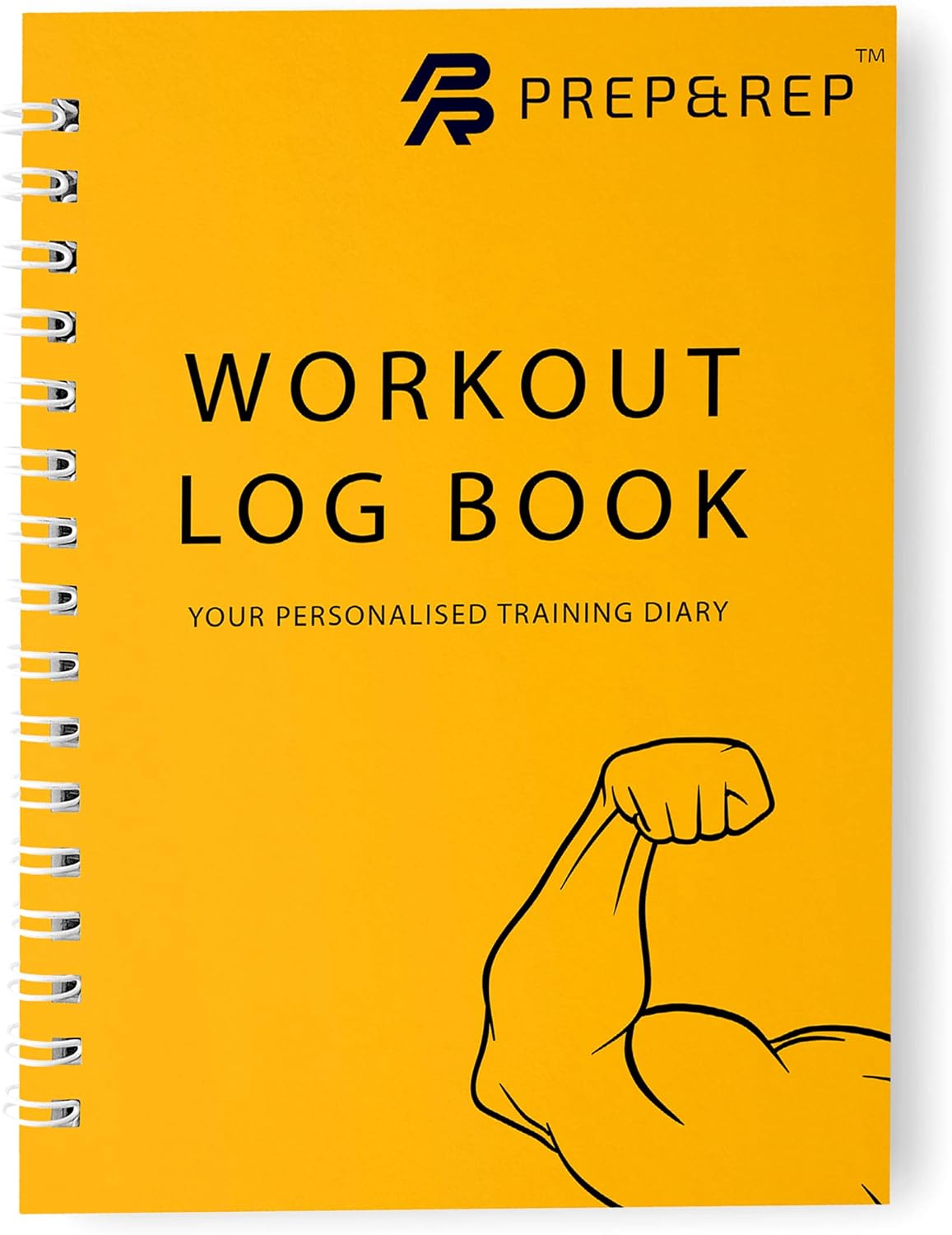 Prep and Rep Gym Workout Logbook 114 Training Record Pages A5 Gym
