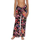 Trina Turk womens Tie Front Pants, Casual, Beach Cover Ups for Women