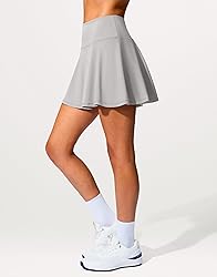 SANTINY 14" Tennis Skirt Golf Skorts with Pockets