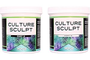 Counter Culture DIY Culture Sculpt 2 Part Modeling Compound, 32 oz Total, VOC Free Artist Clay for Crafting, No Baking Required