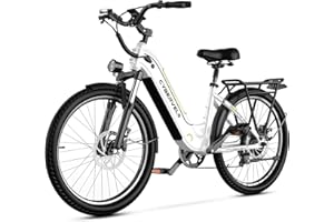 CBVELO 1000W Ebikes for Adults，80 Miles Max Range Removable Battery Ebike，26" Electric Bike for Adults Adult Electric Bike for Commute（7-Speed）