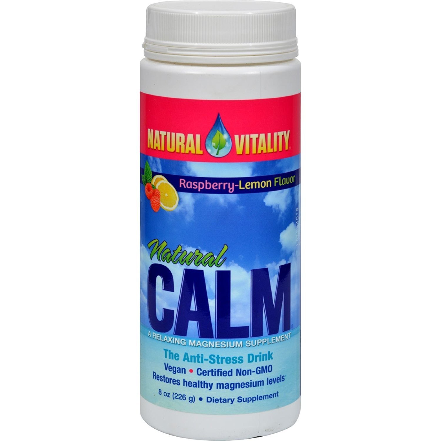 Natural Vitality Vitamin Calm Rspbry Lmn