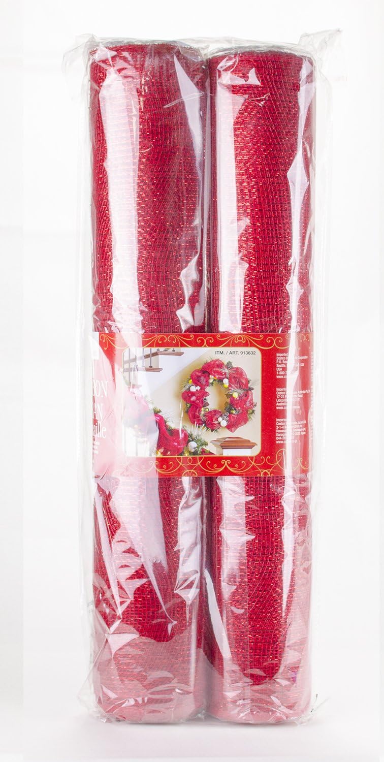 Decorative Mesh Ribbon 2 Pack