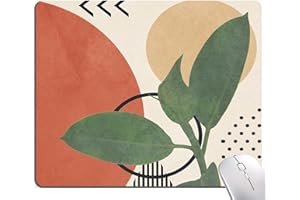 Armanza Modern Abstract Mouse Mat Square Waterproof Non-Slip Rubber Base MousePads for Office Laptop, 9.5"x7.9"x0.12" Inch