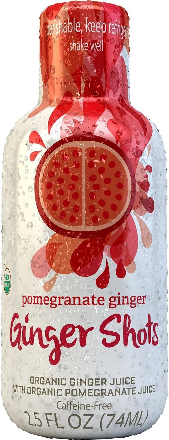 Ginger Shots - Pomegranate Ginger 6-pack
