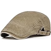 WULIQIUQIU Men's Newsboy Hats Flat Ivy Gatsby Cap Irish Cabbie Driving Golf Hunting Hat