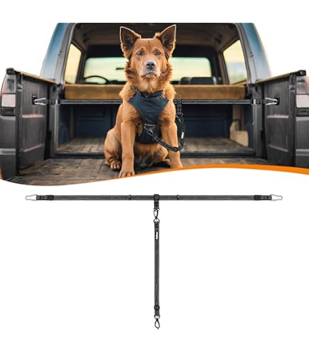 The Buddy System Truck Bed Leash Tether Dog Harness - Safety Harness For Dogs To Ride In Pickups, SUV, Cars, And Trucks - View #11