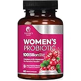 Probiotics For Women 100 Billion CFU - 16 Strains Women's Probiotic For PH Balance & Feminine Vaginal Health Support - Womens Acidophilus Probiotic For Digestive Health, Bottle In USA - 60 Capsules