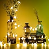 Rock Ninja Globe Fairy Lights 6M 40 LED Battery Powered Two Modes view 2