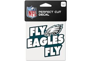 WinCraft Philadelphia Eagles Slogan Perfect Cut Color Decal 4" x 4"