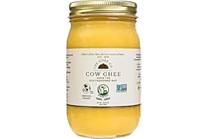THE GHEE CO. The Ghee Co, Grass fed Ghee, 16 oz, Glass Jar, Made with Grade AA butter, pure ghee, clarified butter, ghee butter, certified NON GMO