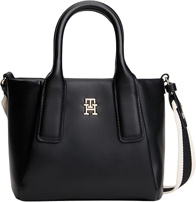 Damen Tote Bag Tasche Essential Mini mit abnehmbarem Schultergurt, Schwarz (Black), Einheitsgröße