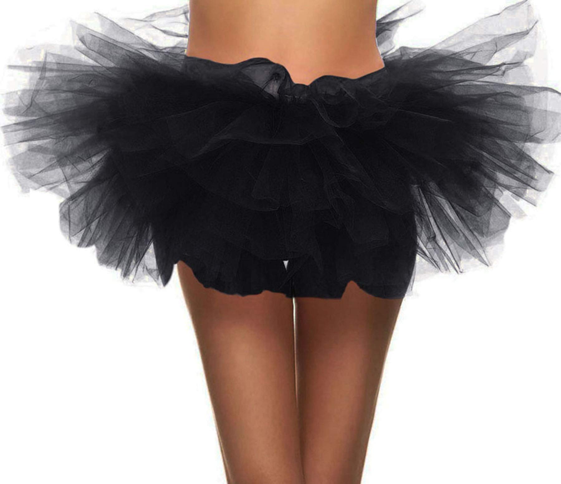 Simplicity Women's Classic 5 Layered Tulle Tutu Skirt