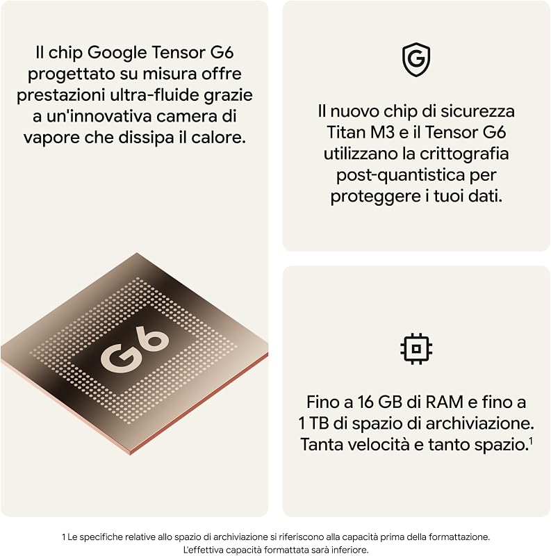 Pixel 11 Pro – Smartphone Android sbloccato - Grigio nebbia, 256GB