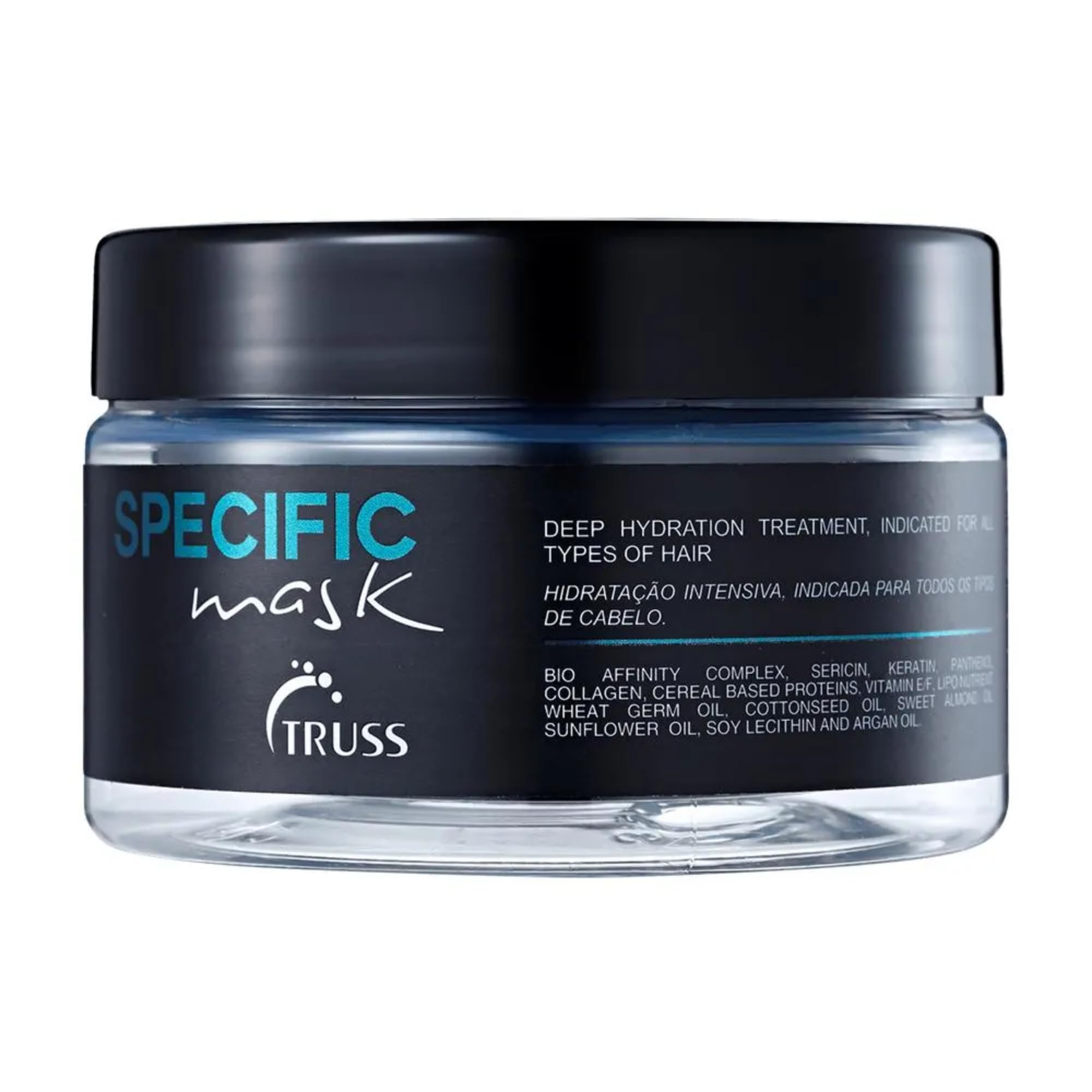 TRUSS Professional Specific Mask - Hydrating Hair Mask with Argan Oil - Deep Hydration - Repair & Seal Damaged Hair Cuticle; Extends Color; Prevents Split Ends; & Prevents Color Fading (6.35oz)