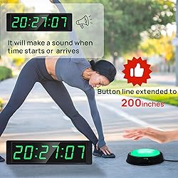 YZ Gym Clock for Home Gym with Start/Stop