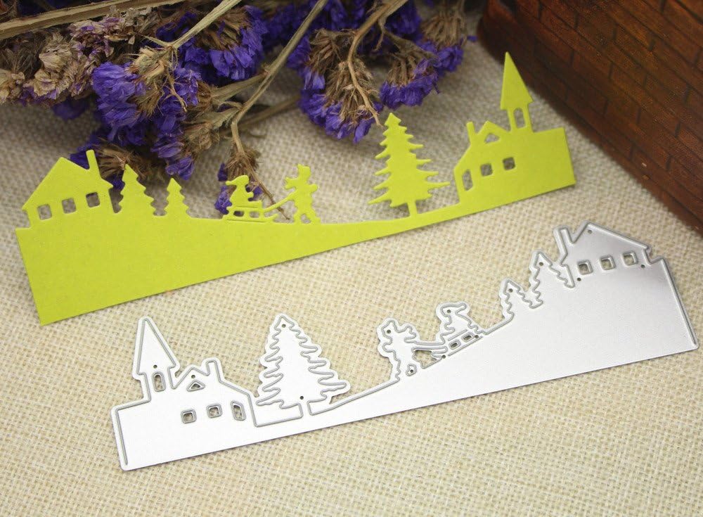 Merry Christmas Metal Cutting Dies Stencils Scrapbooking Embossing DIY Crafts B