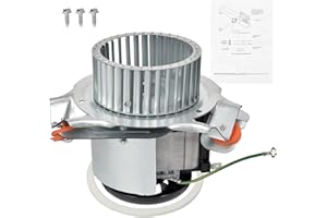 Fuabator HC21ZE123A, J238-150-15215 Draft Inducer Motor Kit Compatible with Jakel, Carrier, Payne, Bryant, HC21ZS123, HC21ZE123 Furnace Draft Inducer Blower Motor Kit Includes Blower Wheel and Bracket