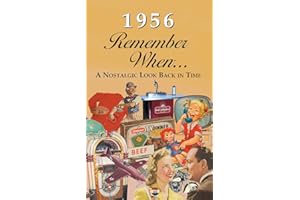 1956 Remember When Celebration KardLet: Birthdays, Anniversaries, Reunions, Homecomings, Client & Corporate Gifts