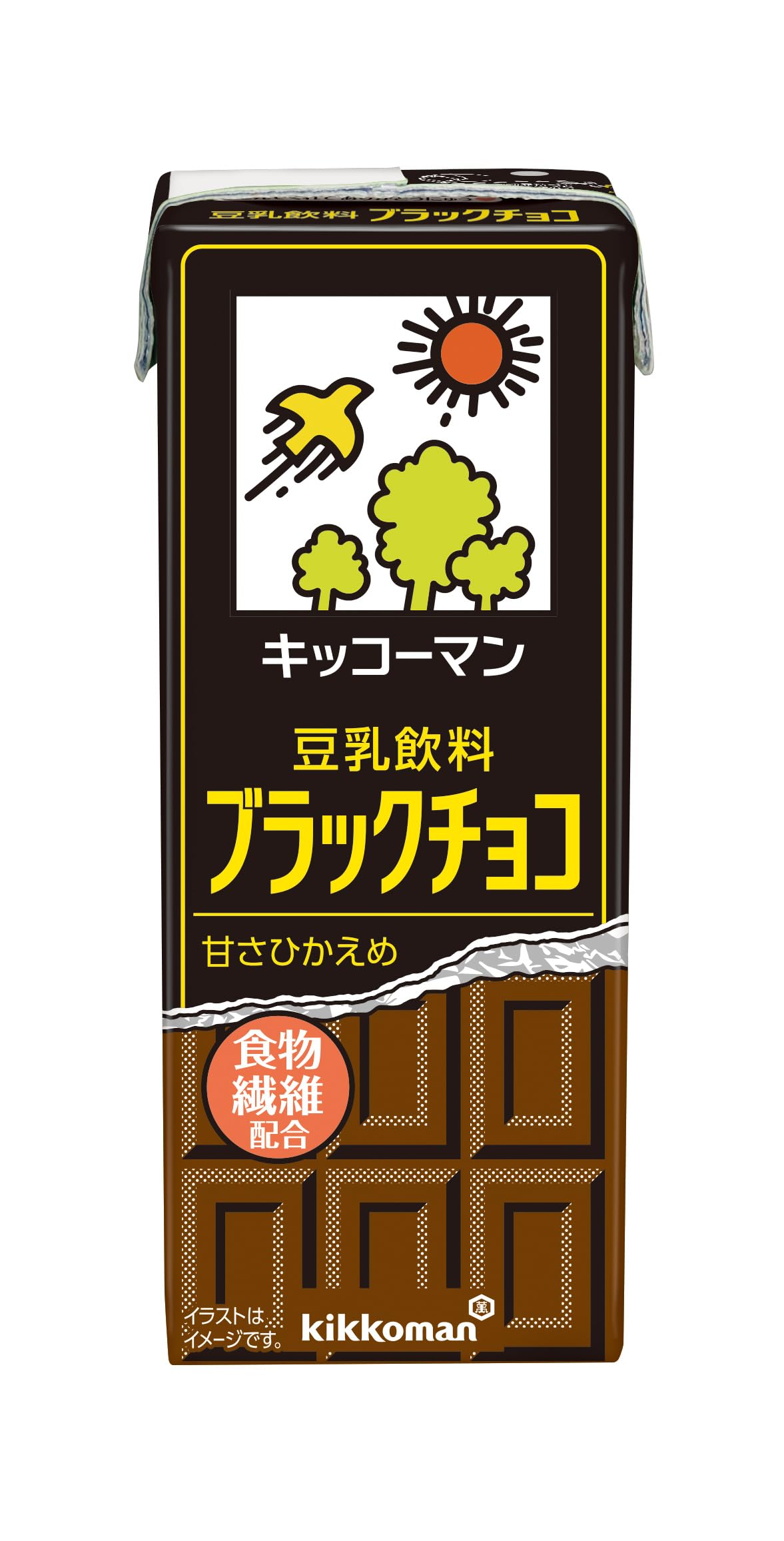 キッコーマン 豆乳飲料 ブラックチョコ 200ml ×18本商品画像
