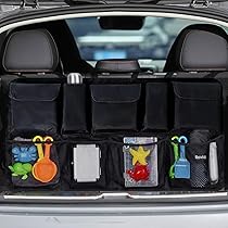 Amazon.com: Car Backseat Trunk Organizer, Auto Hanging Back Seat  