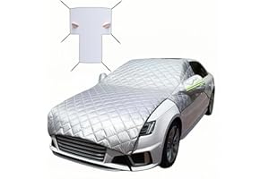 PONYBRO Heavy Duty Winter Car Snow Cover Thickened Enlarge 92"x87" inch, Waterproof Windshield Frost Cover for Ice and Snow, All-Season Versatility Universal Fit SUV, Truck, Sedan,Minivans.