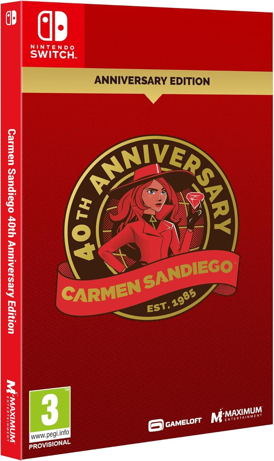 Carmen Sandiego 40th Anniversary Edition - Compatible for NS - UK PAL (EU Version)
