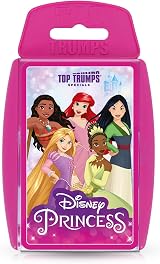 Top Trumps Disney Princess Specials Card Game with Cinderella Jasmine Belle view 1