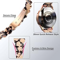 BAIHUIAM 20mm Resin Band for Galaxy Watch 6/5/4