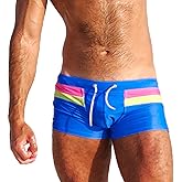 Taddlee Sexy Swimwear Men's Swimsuits Swim Boxer Briefs Square Cut Bathing Suits
