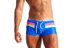 Taddlee Sexy Swimwear Men's Swimsuits Swim Boxer Briefs Square Cut Bathing Suits