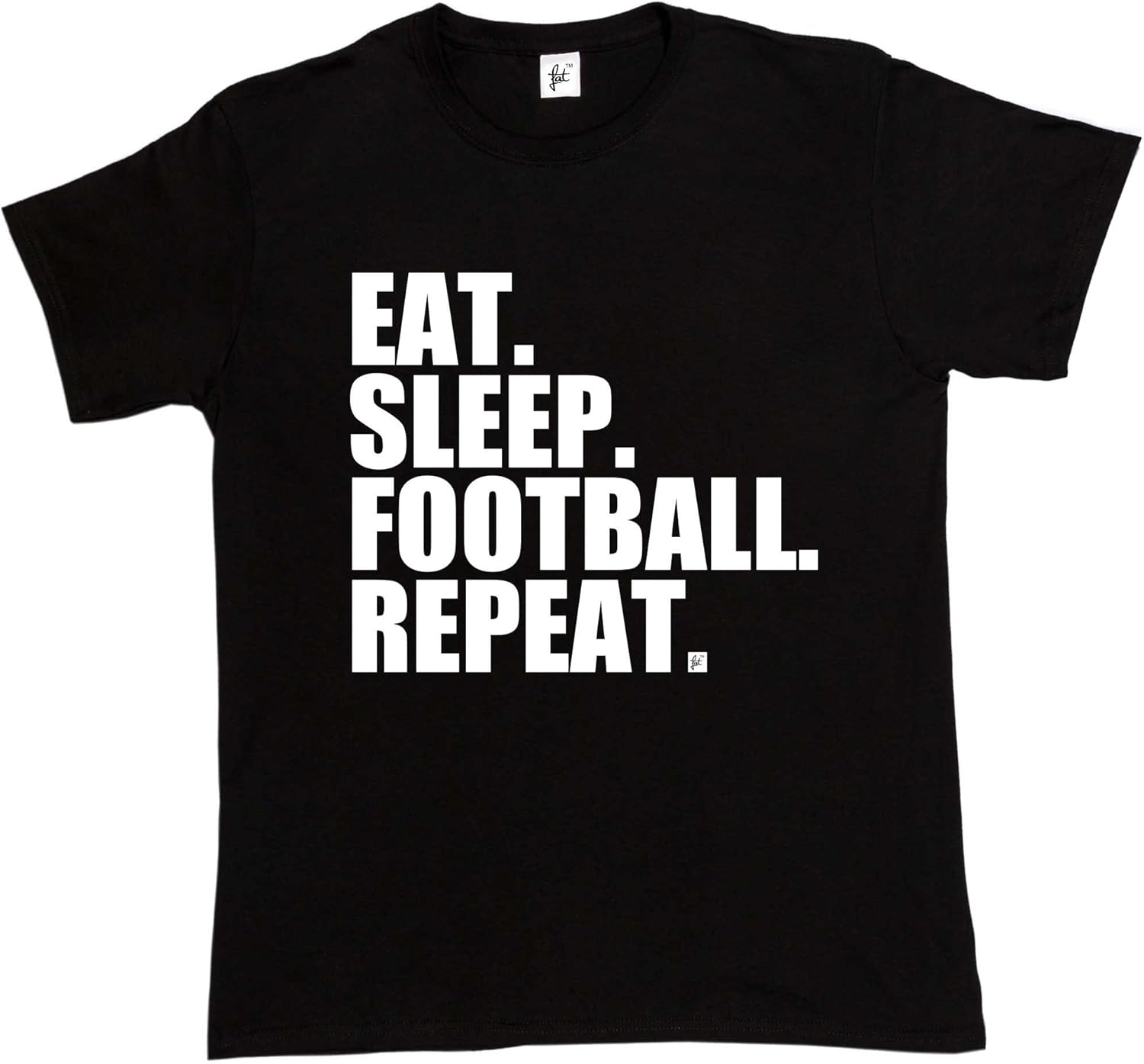 Fancy A Snuggle Eat. Sleep. Football. Repeat. Footy Mens T-Shirt: Amazon.co.uk: Clothing